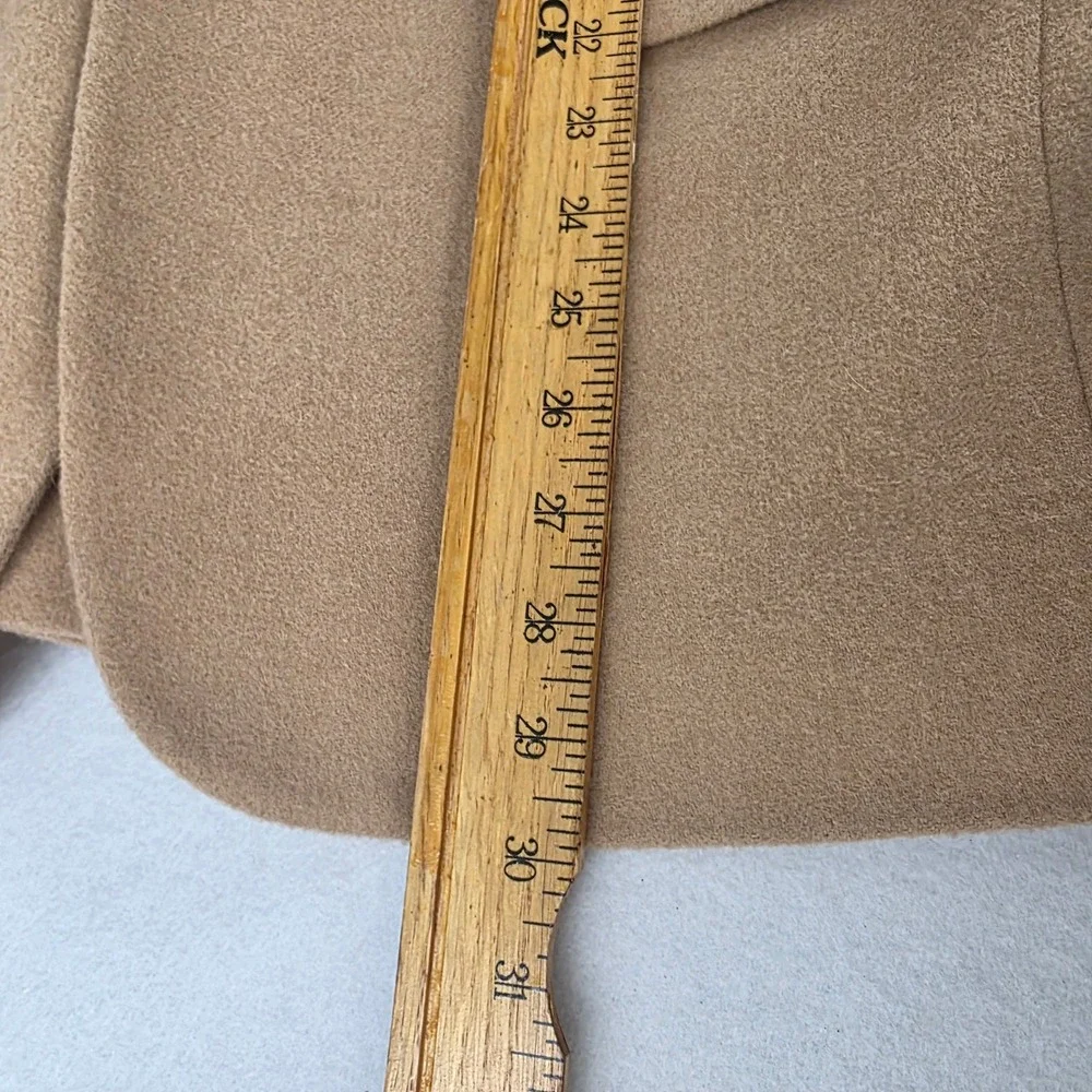 Stafford 100% Camel Hair Blazer Mens Est 42R Tan 2 Button Sport Coat